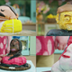 Grid of four celebrity head cakes from episode 1
